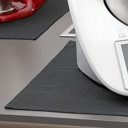 FireMat Black Edition 70x100cm Brandschutzunterlage, Schutz in der Küche geeignet für Elektrogeräte,Kaffeemaschine, Induktionsherd-Schutz beim Kochen oder als Kamin Funkschutz Matte