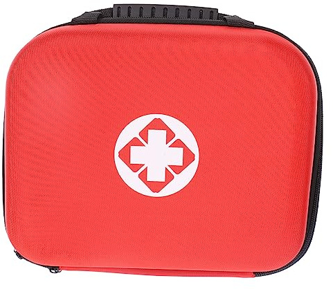Alipis Botiquín De Primeros Auxilios Bolsa Médica De Emergencia Para Hogar y Coche De Color Rojo