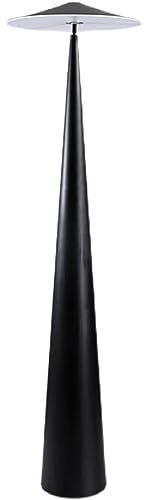 HSHTTKL Liseuse Lampadaire Noir avec 3 températures de Couleur, Lampe sur Pied avec Abat-Jour en Forme de Champignon, Lampe de Lecture Design avec Interrupteur au Pied Nouveau