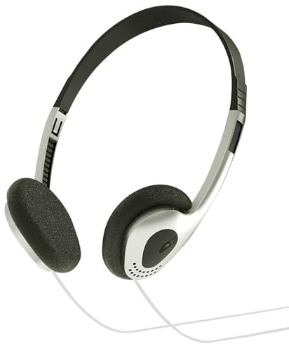 HUNJHYC Audífonos retro con cable, estilo vintage Feelings, auriculares estéreo portátiles y ligeros, diseño vintage para teléfono móvil, Walkman