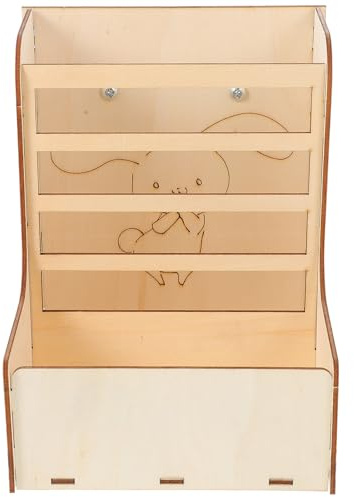 TOYANDONA Comedero de Madera para Animales Pequeños, Perchero Fijo para Jaula, Comedero de Hierba para Cobayas y Conejos, Herramienta de Alimentación Práctica para Hámsteres y Chinchillas