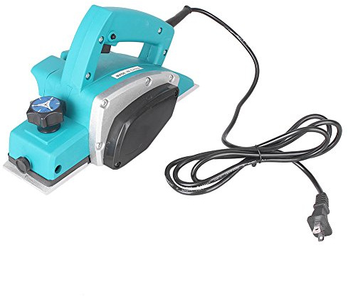Mallofusa Electric Wood Planer Plane Power HandHeld Woodworking Tool, 3-1/4 Inch