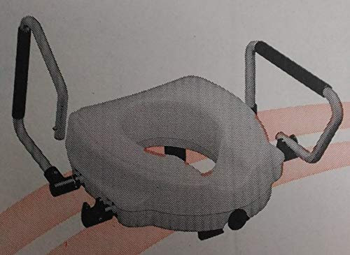 ALZAWATER con fermo a vite centrale con braccioli fissi Bianco H 12