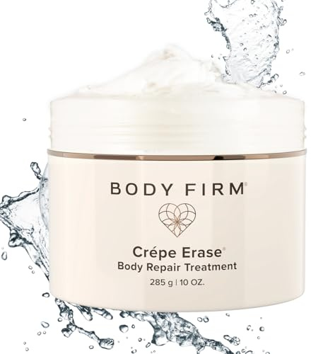 Body Firm Crepe Erase Body Repair Treatment, Anti Aging Firming Lotion with Collagen Peptides, Shea Butter, Vitamin E, Squalane and More, Promotes Women's Natural Collagen Production, 10 Oz