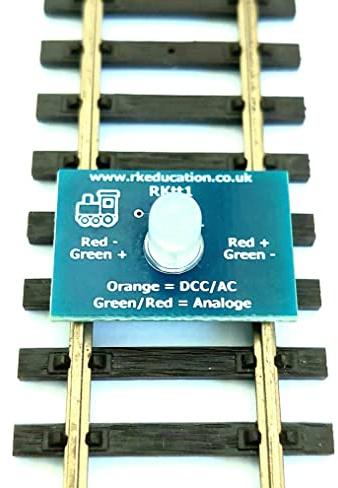 Rk Education RKtt1 N-Gauge, OO/HO Gauge Track Tester Module for Model Railway DC/DCC - Constructed