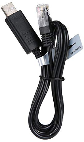Garosa Cable de Comunicación Pc 1.5M, Cable Monitoreo Pc Para controlador de Carga Solar, Adaptador Usb A Cc-Usb--150U