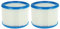 vhbw Filterset 2x Faltenfilter kompatibel mit Nilfisk/Alto/Wap Multi 20, 30 Nass- und Trockensauger - Filter, Patronenfilter