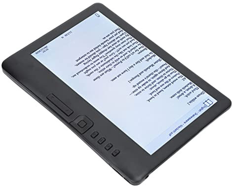 E Reader, écran LCD Couleur HD 7 Pouces, 4 Go 8 Go 16 Go de Stockage Température de Luminosité étanche et Réglable Lecteur Portable avec Casque pour EPUB PDF TXT Technologie d'encre Carta E(16G)
