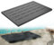 HENGMEI Kunststoff Bodenelement für Solardusche Gartendusche 1xBodenplatte Anti Rutsch Pads Bodendusche Aussendusche, 10x65x4cm, Anthrazit