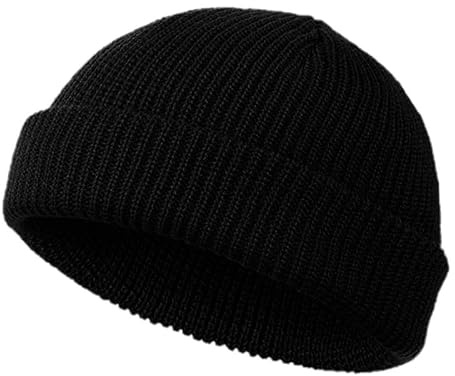 flintronic Beanie Hat Beanie Hat Keps Stickad Mössa för Män och Kvinnor, Klassisk Ullmössa, Vinter Varm Mössa för Arbete Sport Cykel