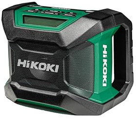 HiKOKI Radio de Chant - 18 V, Bluetooth, Dab+/FM, Design Robuste, Volume Élevé, Longue Autonomie, Inclus Adaptateur AC, Écran Rétroéclairé - Recherche Automatique des Stations