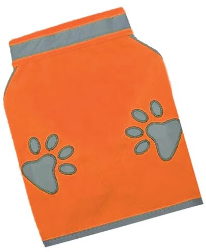 Chaleco de seguridad reflectante para perros - Chaleco reflectante de perros | Perro Fluorescente para Mascotas | Ropa de Dormir Bien Visible para Proteger