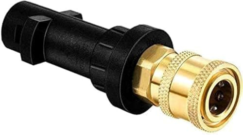 Adaptateur Lance de Nettoyeur Haute Préssion avec Raccord Femelle Rapide 1/4'' Compatible avec les Nettoyeurs Haute Préssion Karcher/Kärcher Série K2, K3, K4, K5, K6, K7