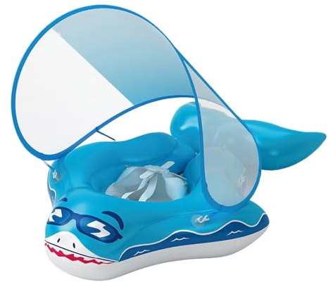 Baby Schwimmring | Tragbarer Hautfreundlicher Baby Schwimmring | Faltbarer Ring Mit Sonnenschutz Und UV-Schutz Für Kleinkinder Kinder Outdoor Schwimmen Garten