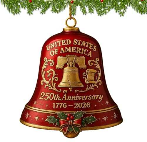 Patifirst Campanas Navideñas para Árbol - Campanilla Colgante para Celebraciones | Decoracion Navideña para Fiestas Interiores Exteriores Dormitorio Salon Habitacion Salón