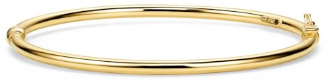 MIORE Schmuck Handgefertigt in Italien, Armband Damen Silber 925, Armreif Silber, 19cm Armband Vergoldet 18K Gold, Vergoldete Silberschmuck, Armschmuck mit Schmuckkästchen