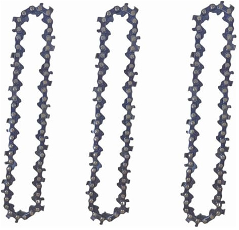 Zyhhlxh Guide-chaîne de 6 pouces, 1/4 po, scie électrique, 37 nœuds, 18 couteaux, remplacement mini-chaînes tronçonneuse en acier, outil jardinage wda.