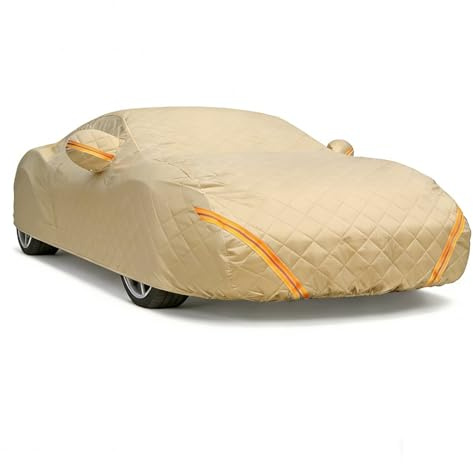 Cubre Coche Deportivo Exterior Antigranizo Compatible con Opel Cascada Convertible 2013-2019, Funda Completa Coche Antigranizo Transpirable Espesado Cubierta Protector Auto Frazada