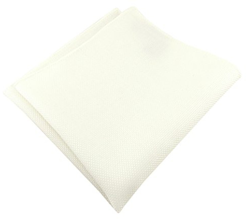 TigerTie Pañuelo de bolsillo – 100% algodón piqué en estampado liso – Pañuelo de bolsillo 30 x 30 cm, beige, Einstecktuchgröße: ca. Länge 30 cm, Breite 30 cm