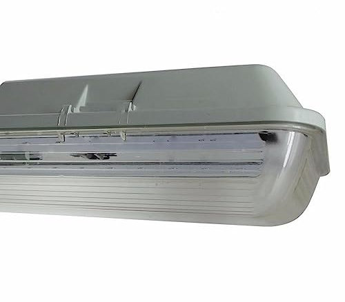 SILAMP Réglette LED étanche Double pour Tubes LED T8 150cm IP65 (boitier vide)