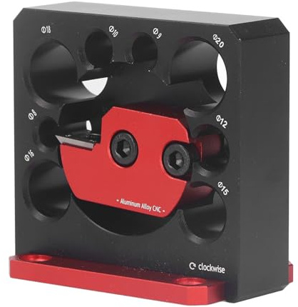 Produttore di Tasselli Regolabili, Lega di Alluminio 8 Fori Metrici Resistenza all'usura 8mm 9mm 10mm 12mm 15mm 16mm 18mm 20mm Maschera per Svasatore a Barra Tonda per la