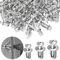 Rigidstone 60 Stück M4 M5 M6 Jack Nuts Petal Nuts Hohlraum Metallanker Robuste Hohlwandanker für Heimdekoration Trockenbau, Rigips, Eisenblech, Dünne
