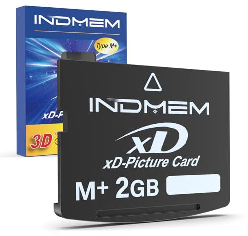 INDMEM xD-Picture Card 2GB Type M+ XD Memory Card Digital Camera Memory Card for Olympus Fuji Fujifilm Digital Camera