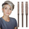 3 Stück Rundbürste Klein, Rundbürste zum Föhnen, Haarbürste Rund für Weiche, Voluminöse Föhnbürste für Damen und Herren, kurzes Haar, Pony, Ansatz, Locken, Glattes Haar (Klein)