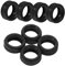 HOMOBABE 8pcs Car Wheel Tire Skin Accessories for Scale Toy Car Models Patterns Appearance Performance Easy Installation for All Ages