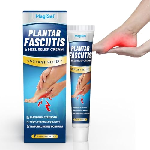 Ungüento para el Talón, Ungüento Calmante para el Talón, Crema para el Espolón Calcáneo para el Cuidado de los Pies, Dolor de Pies y Calma las Articulaciones, apta para todo tipo pieles, 20g