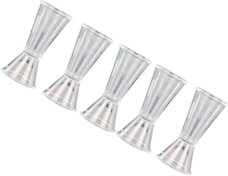CONGARTENO 5 pezzi Misurino Cocktail Doppia Testa con Graduazione Precisa Misurino Bar per Dosaggio Alcolici Strumento Professionale per Cocktail e Party