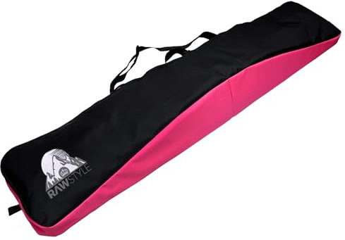 Rawstyle Snowboard Tasche, Boardbag, Snowboardbag, 170cm, XXL (schwarz-pink)