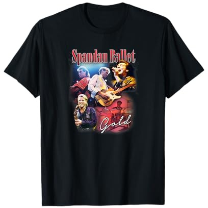 Spandau Ballet Official Gold Homage Vintage T-Shirt