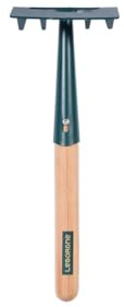 Leborgne, Râteau/Binette à Main Duopro, Manche En Bois PEFC 100%, Tête En Acier, Idéal Pour Désherbage et Entretien Jardin, Outillage de Jardinage 2 En 1, Assemblé En France
