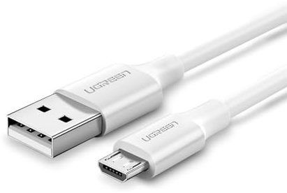 UGREEN Cavo dati e ricarica Micro USB & USB-A Bianco 1 m