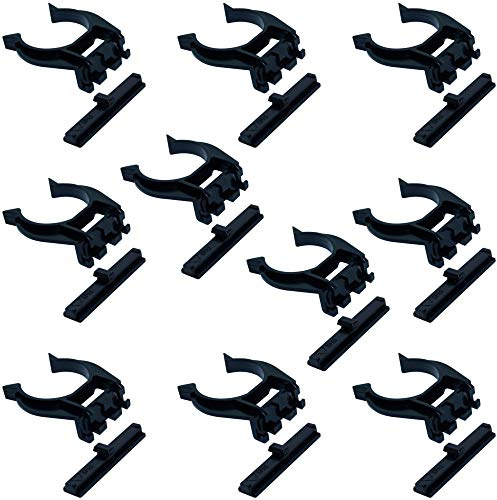cyclingcolors 10x Clip pour PLINTHE A Visser Tenon Queue DE Sapin Plastique Pied DE Meuble 28MM 34MM Cuisine Salle DE Bain (Ø34mm (à Tenon))
