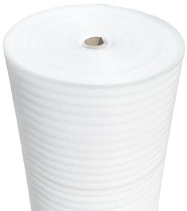 PE-Schaumfolie Trittschalldämmung Dämmunterlage Dämm 2mm Schaumfolie Parkett Fußboden Bodenunterlage Unterlage Dämmung Boden Laminat Fußbodenheizung (Stärke: 2mm, 400m²)