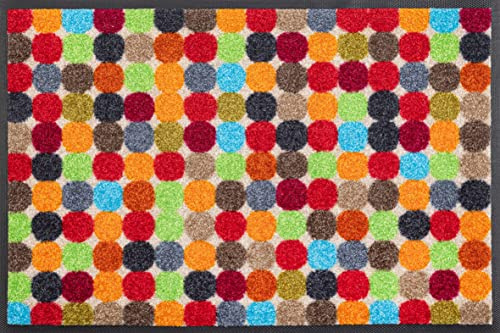 wash+dry Fußmatte Mikado Dots 40x60cm, innen und außen, waschbar