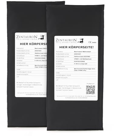 Zentauron Weichballistik Seiteneinlagen VPAM 3 Plus, Paar, Plattenträger