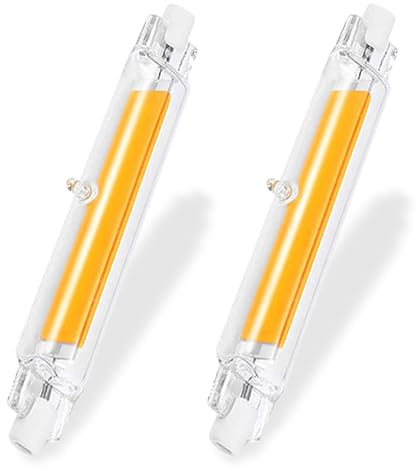 GDYOD R7S LED 78mm Dimmbar, 10W Ersatz für 100W Halogenstab, Naturweiß 4500K 1000LM, 360° Abstrahlwinkel, Kein Flackern, 2er Pack