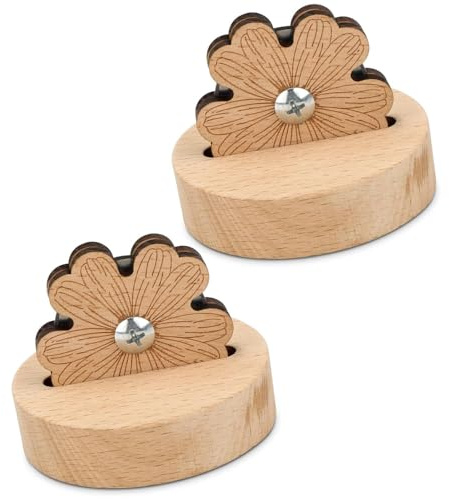 2 Pcs Daisy Thread Snip Cutters, Thread Cutter Blade Tools, Tabletop Blade Saver Thread Cutter, Yarn Cutter with Anti-Slip Stand