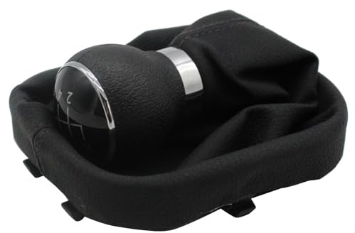 TAKPART Gear Shift Knob 6 Speed Gearstick 6 Speed Gear Shift Knob and Gaiter Compatible for Touran 2003-2011