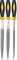 Metal File, 10Pcs Metal Files for Steel, 140mm File Set Needle Files Needle File Set Files Tools Metal File Set Carbon Steel File Kit with Handle for Metal Wood Glass Jewelry DIY Project