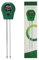 AABDTYYD Medidor PH Tierra y Humedad Plantas, 3-en-1 Analizador de Suelo para Jardín/Interior, Sensor Verde Riego con Medición Fertilidad, 255x60x35mm Ligero (80g)