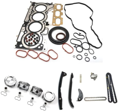 Kit di ricostruzione per revisione motore Kit catena di distribuzione Kit pistone compatibile con M282 914 B180 A180 W247 W177 1 3T 2018 2020