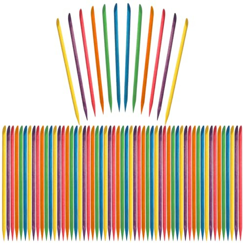 150 Stück Bunte Hölzernen Stift für Scratch Art, Holz Stylus Werkzeuge, Scratch Stift, Kratzbilder Kunst Sticks für Kunsthandwerk und Heimwerkerartikel