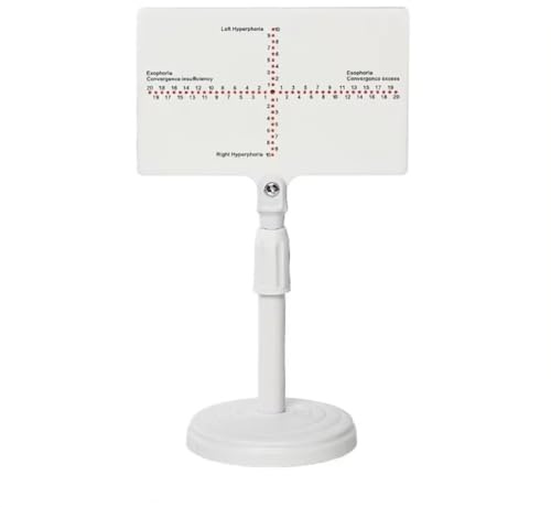 NONDK Torrington Block Phoria Strabismus AC/A Test Tool Optometri Inspection Board Charts Vision Tester Near Anisophorias
