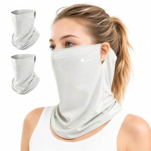 DVDVBOOM Face Protection Mask, UV Protection Neck Gaiter Cover for Men Women, Face Covering Gaiters for Summer Hiking