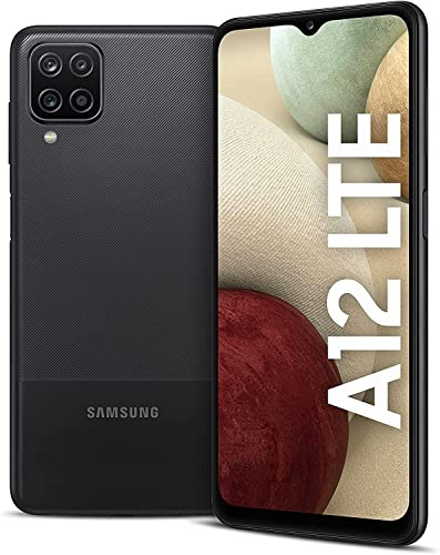 SAMSUNG Galaxy A12 - Smartphone 64GB, 4GB RAM, Dual Sim, Black