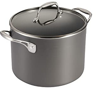 Tramontina Covered Stock Pot Hard Anodized 8 Qt